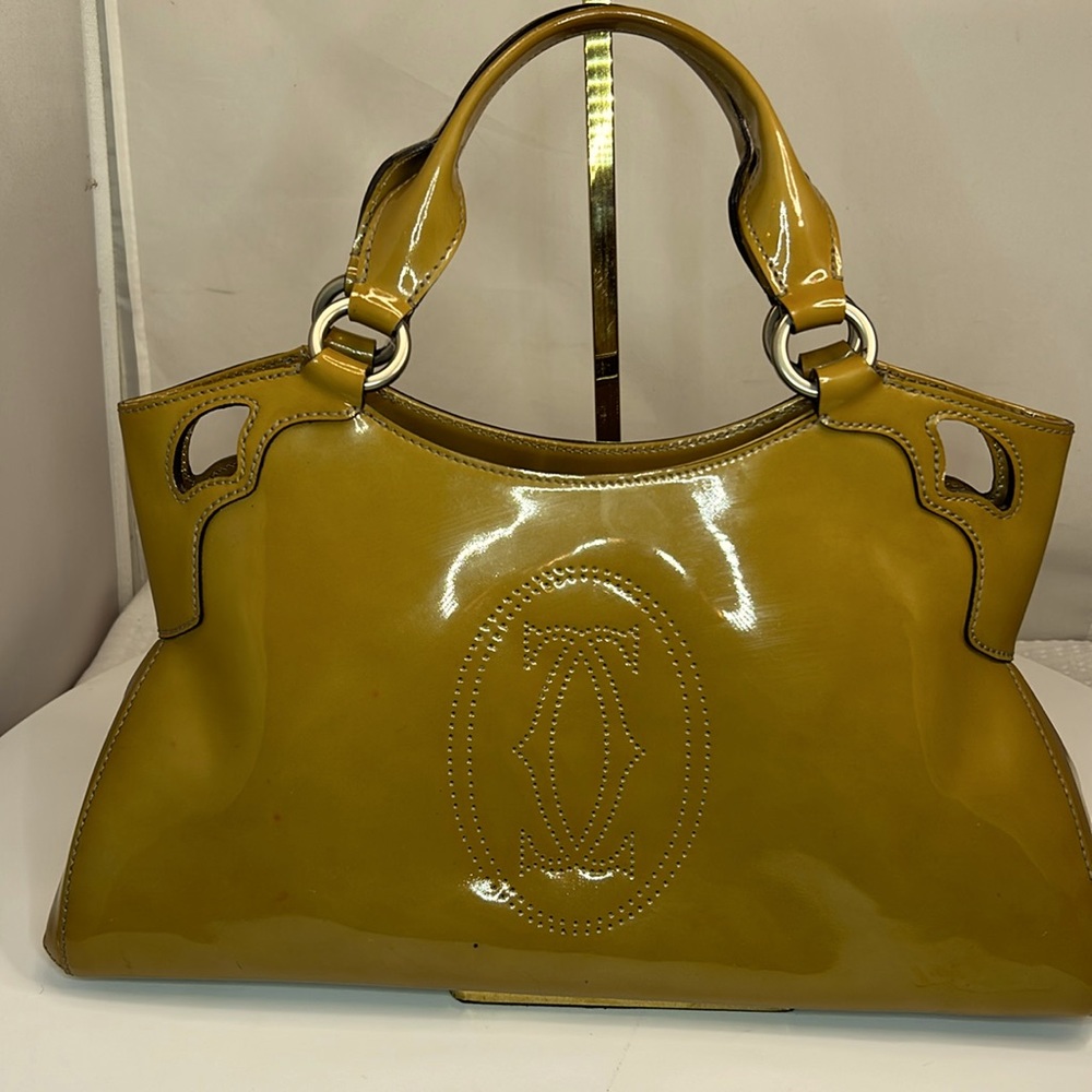 Cartier Marcello Enamel Calfskin Leather
